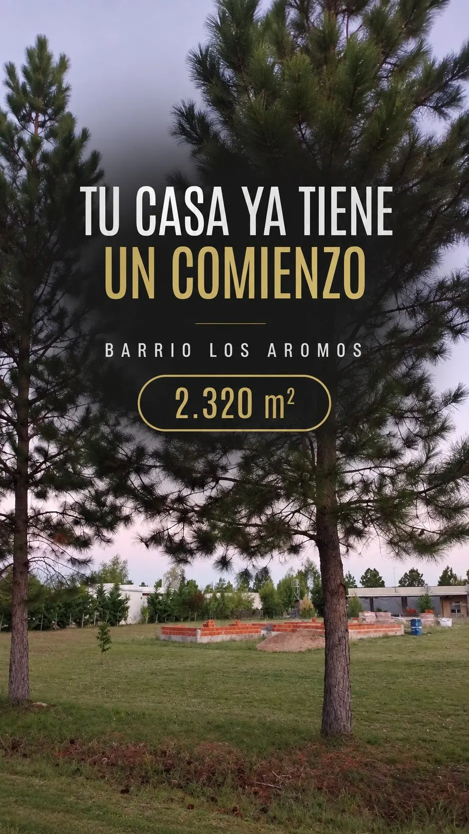 Lote con mejoras en Los Aromos