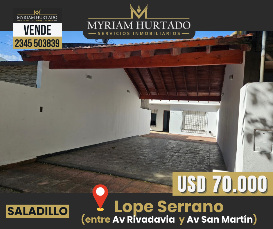Casa céntrica en Saladillo - Lope Serrano