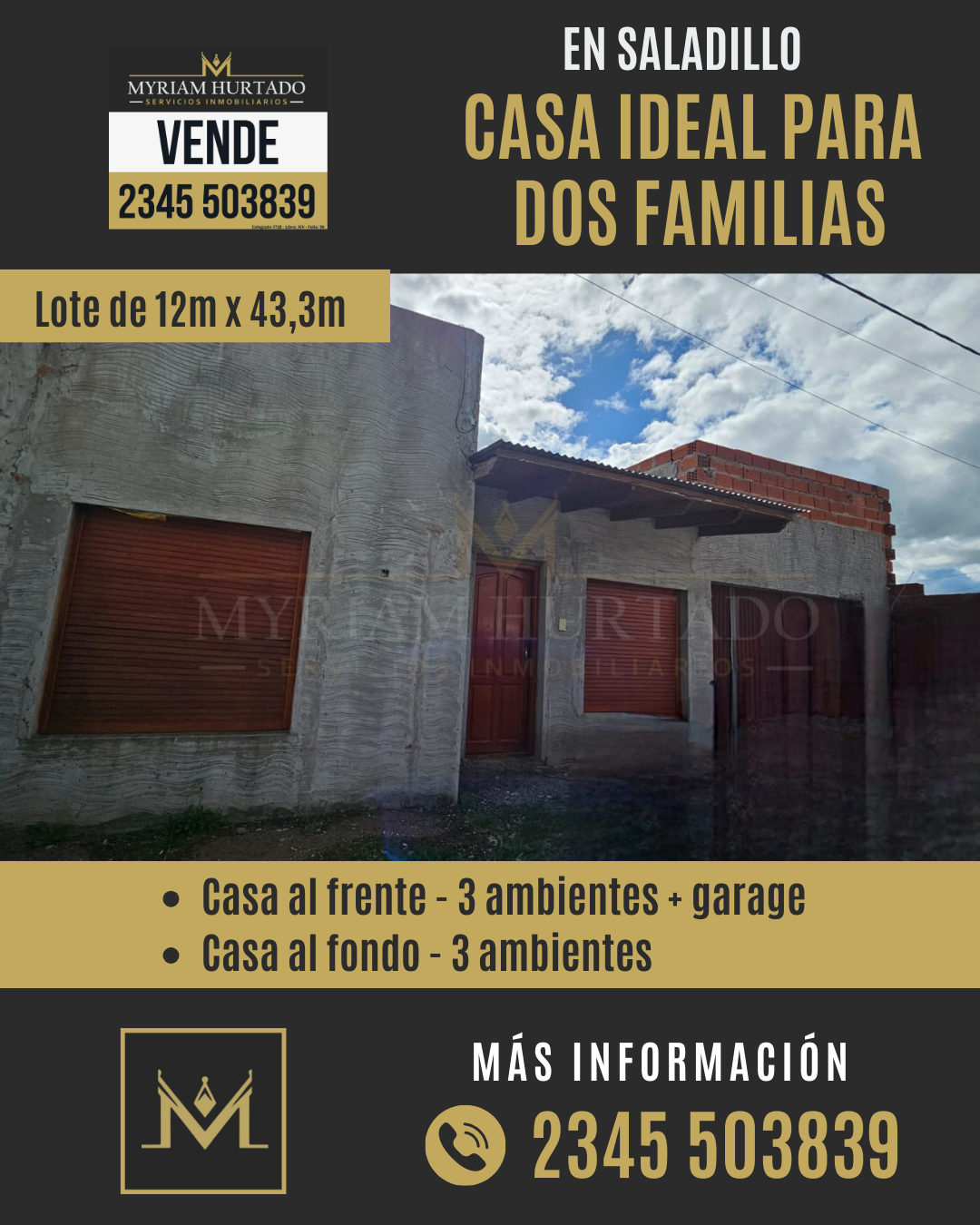 Casa ideal para dos familias