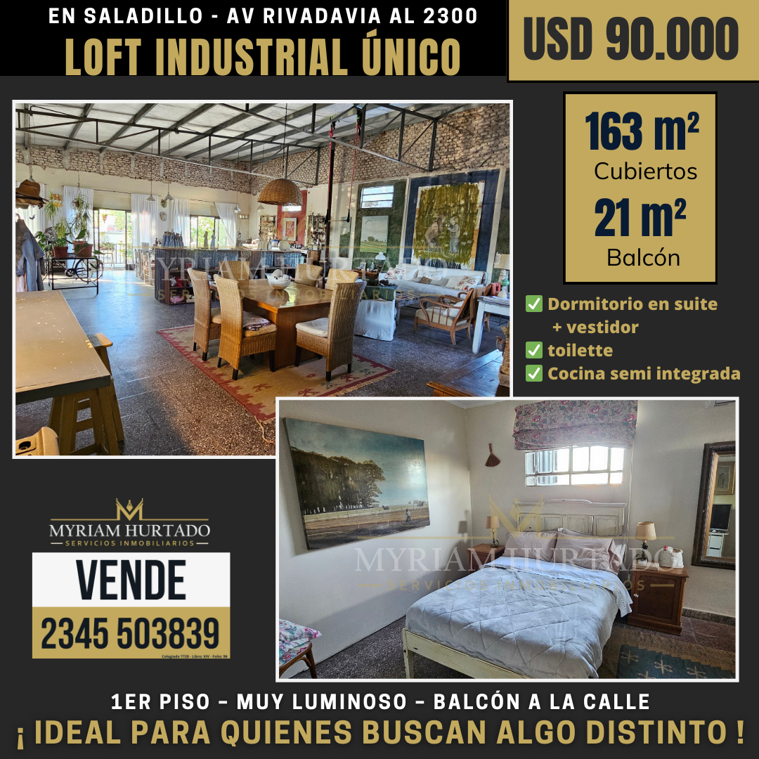 Casa tipo loft industrial en Saladillo - Av. Rivadavia